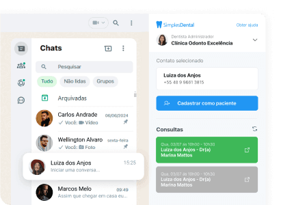 Diversas soluções de WhatsApp para a sua clínica odontológica